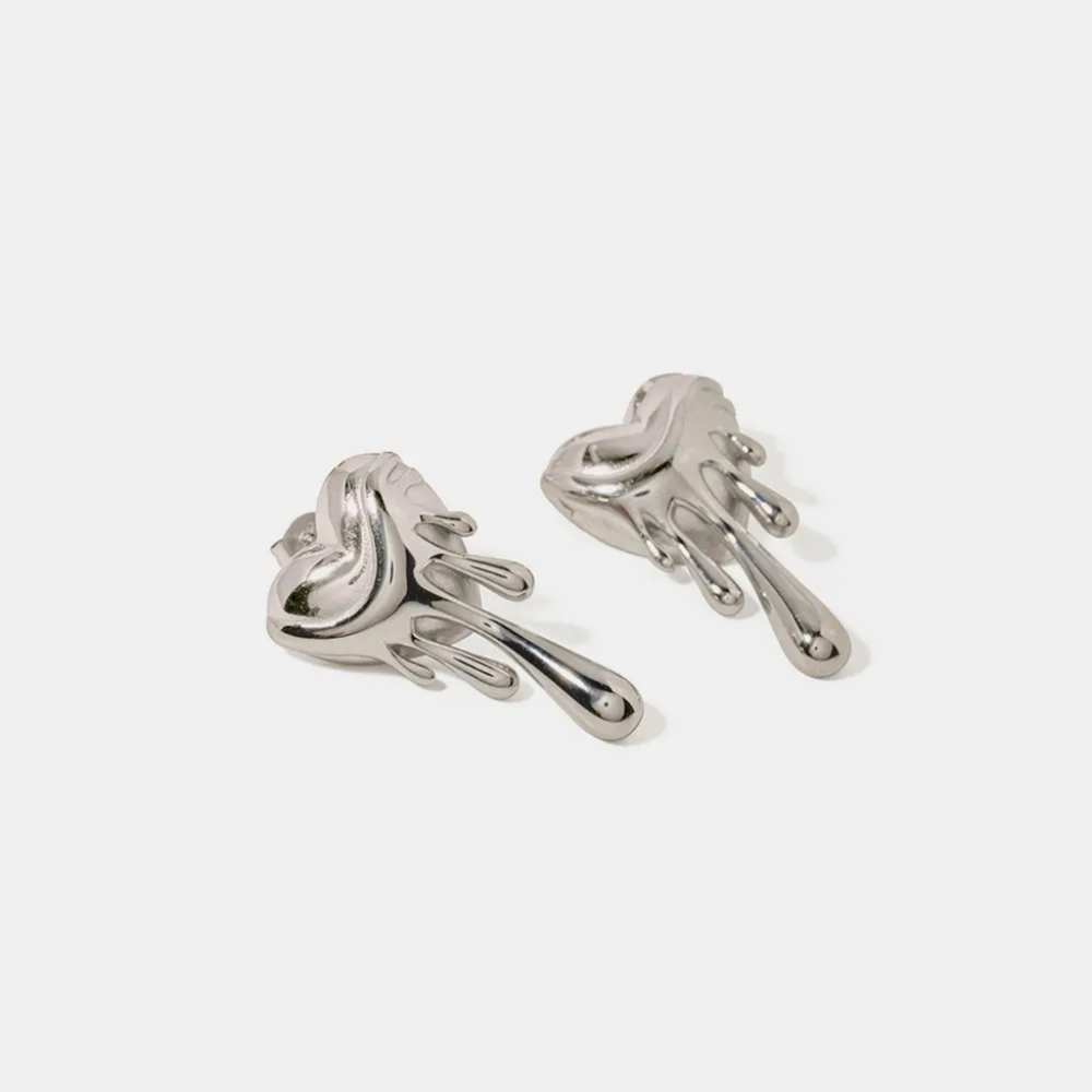Heart Shape 18K Gold-Plated Earrings SALE 20% OFF + DISCOUNTED SHIPPING - Picture 5 of 6